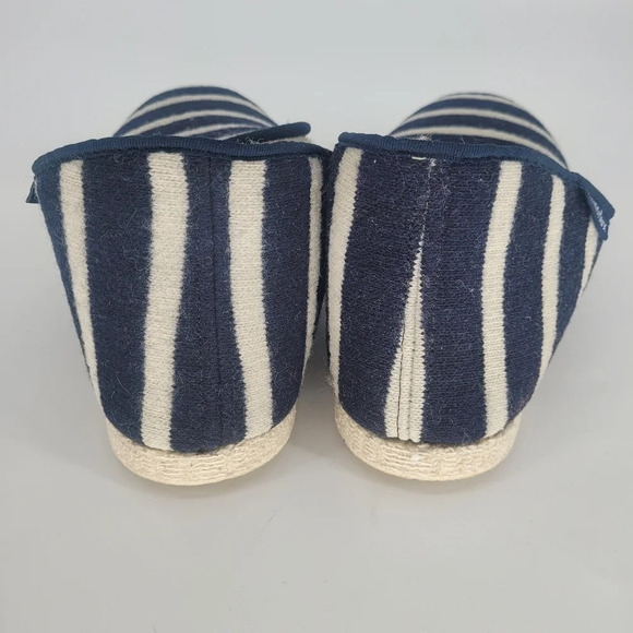 ARMOR lux wool slippers navy white stripe 47 - Picture 11 of 12